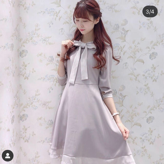 evelyn - Anmille Evelyn 新品🌸バイカラーリボン ワンピースの通販 by ...