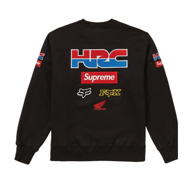 Supreme Honda Fox Racing Racing Crewneck