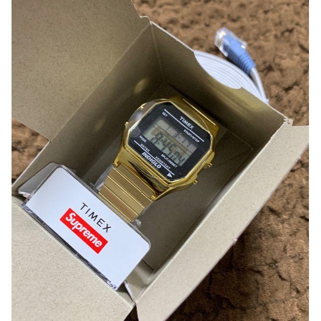 Supreme®/Timex® Digital Watch Goldsilver