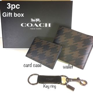 コーチ(COACH)の【新品未使用】coachコーチ ギフトボックス3点セット【ユニセックス】(折り財布)