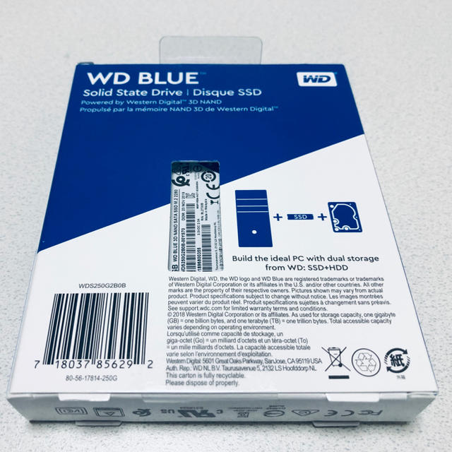 ★未使用品★ WD BLUE SSD M.2 250GB 1