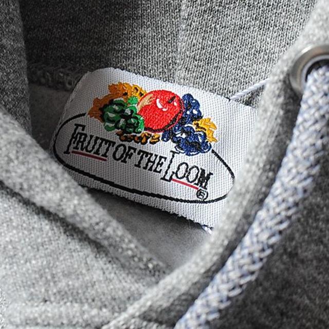 Ron Herman(ロンハーマン)のfruit of the loom ロゴワッペン ビッグパーカー グレーL メンズのトップス(パーカー)の商品写真