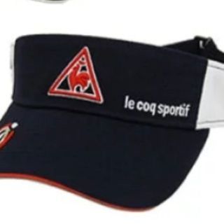 ルコックスポルティフ(le coq sportif)のルコックゴルフ　サンバイザー　ネイビー(その他)