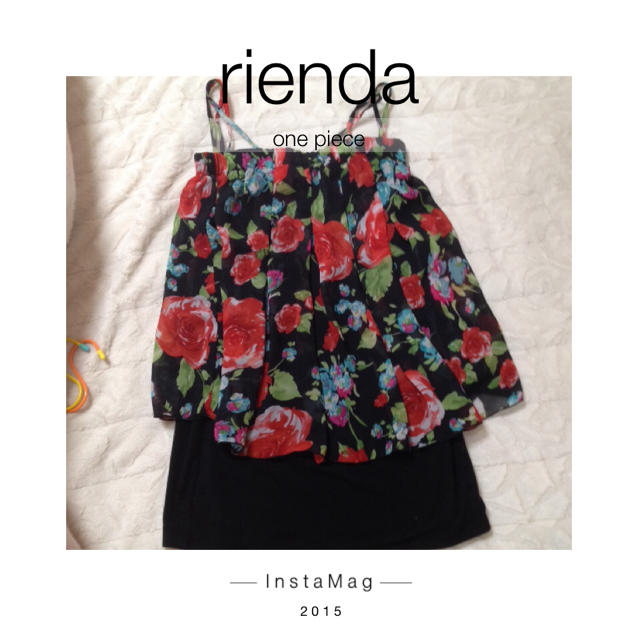 rienda(リエンダ)のワンピース レディースのワンピース(ミニワンピース)の商品写真