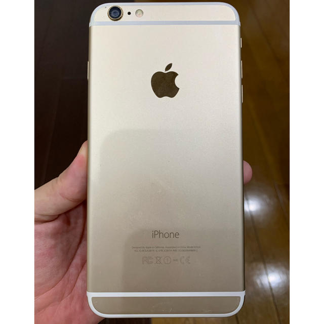 iPhone(アイフォーン)のiPhone6plus 128gb ゴールド　ドコモ　プラス スマホ/家電/カメラのスマートフォン/携帯電話(スマートフォン本体)の商品写真