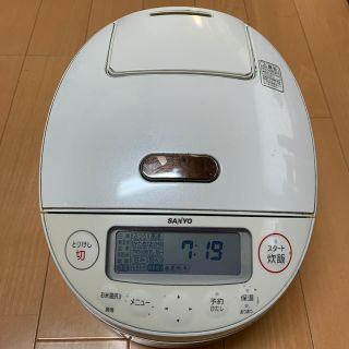 サンヨー(SANYO)のサンヨー炊飯器 おどりだき ECJ-XW10 圧力IH(炊飯器)