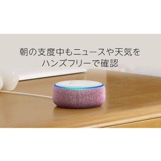 専用　エコードット　第3世代　スマートスピーカー　アレクサ(スピーカー)