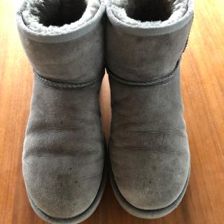 アグ(UGG)のアグ UGG ショートムートンブーツ　グレー(ブーツ)