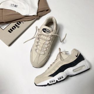 ナイキ(NIKE)のナイキNIKE エアマックス95 プレミアム クリーム 24センチ(スニーカー)