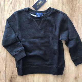 ラルフローレン(Ralph Lauren)の裏起毛スウェット　チャコールグレー　100(その他)