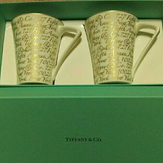 ティファニー(Tiffany & Co.)の【ティファニー】ペアマグカップ(グラス/カップ)