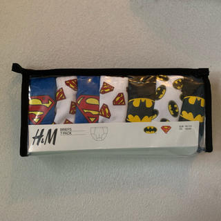 エイチアンドエム(H&M)の未使用　スーパーマンパンツ　7枚入り(下着)