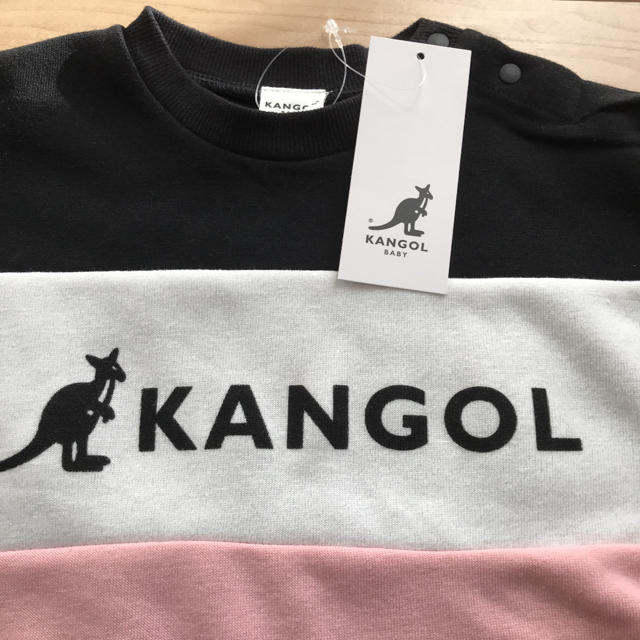 KANGOL(カンゴール)の新品タグ付き＊KANGOL（カンゴール）＊女の子＊裏起毛トレーナー＊90 キッズ/ベビー/マタニティのキッズ服女の子用(90cm~)(その他)の商品写真