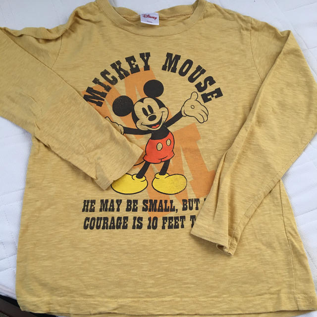 Disney(ディズニー)のミッキー  マウス長袖Tシャツ レディースのトップス(Tシャツ(長袖/七分))の商品写真