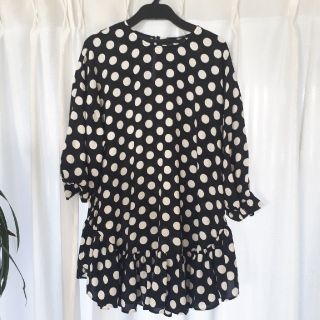 ザラ(ZARA)の♪ZARA水玉チュニックブラウス美品(チュニック)