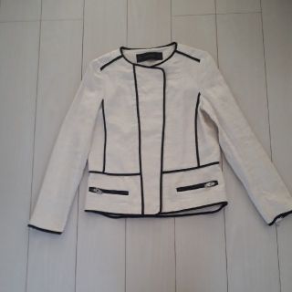 ザラ(ZARA)の♪ZARAファスナージャケット美品(ノーカラージャケット)