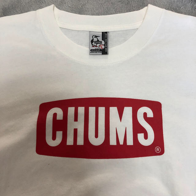 CHUMS(チャムス)のチャムス　白T レディースＬサイズ レディースのトップス(Tシャツ(半袖/袖なし))の商品写真