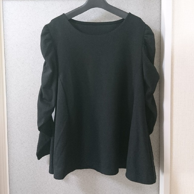 ZARA(ザラ)のブラックのカットソー レディースのトップス(カットソー(長袖/七分))の商品写真