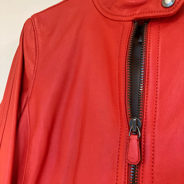 COACH(コーチ)の革ライダースジャケット レディースのジャケット/アウター(ライダースジャケット)の商品写真