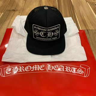 クロムハーツ(Chrome Hearts)の新品 レア USA限定 クロムハーツ メッシュキャップ CHロゴ ブラック(キャップ)