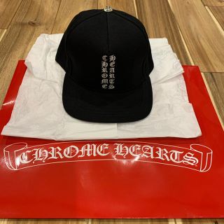 クロムハーツ(Chrome Hearts)の新品 レア クロムハーツ トラッカー キャップ ロゴ ブラック(キャップ)