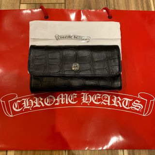 クロムハーツ(Chrome Hearts)のレア クロムハーツ アリゲーター JUDY ジュディ ウォレット 財布 長財布(長財布)