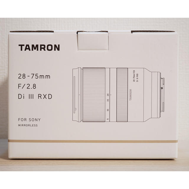 おまけ付き！TAMRON 28-75mm F2.8 For Sony Eマウント