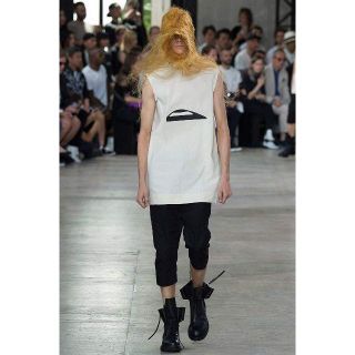 リックオウエンス(Rick Owens)の正規品 リックオウエンス 16SS ノースリーブ カットソー イタリア製 (Tシャツ/カットソー(半袖/袖なし))