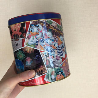 ディズニー(Disney)のディズニークランチ空き缶(小物入れ)
