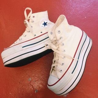 コンバース(CONVERSE)の厚底コンバース 23.5cm(スニーカー)