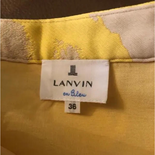 LANVIN en Bleu - ランバンオンブルー⭐︎スカートの通販 by coco｜ランバンオンブルーならラクマ 最新品お得