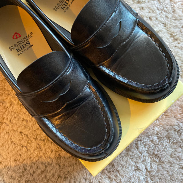 HARUTA(ハルタ)のHARUTA ローファー 黒　20㎝ キッズ/ベビー/マタニティのキッズ靴/シューズ(15cm~)(ローファー)の商品写真
