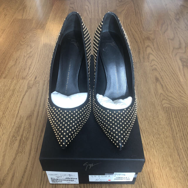 Giuseppe Zanotti】美品!着用1日短時間!箱u0026靴袋付パンプス www