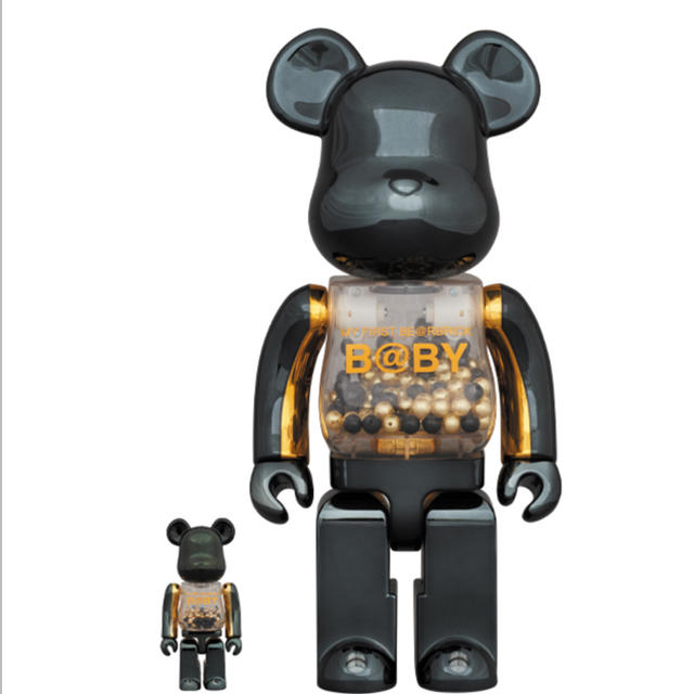 メディコムトイMY FIRST BE@RBRICK BLACK & GOLD