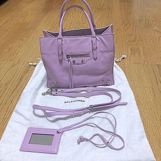 バレンシアガ(Balenciaga)の【balenciaga 】新品未使用品ギャランティ付ペーパーバッグミニ(ハンドバッグ)