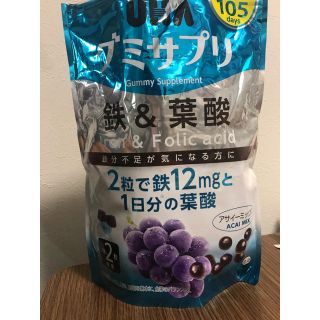 ユーハミカクトウ(UHA味覚糖)のUHA味覚糖　鉄&葉酸　グミサプリ(ビタミン)