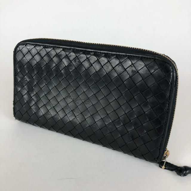 BOTTEGA VENETA ボッテガヴェネタ イントレチャート 長財布 黒