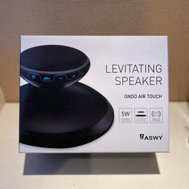 空中浮遊ワイヤレススピーカー ASWY Levitating Speaker2