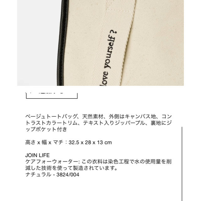 ZARA(ザラ)のzara トートキャンバス　 レディースのバッグ(トートバッグ)の商品写真