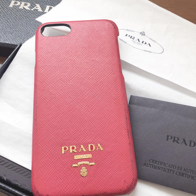 PRADA(プラダ)の即購入可能☆PRADA プラダ iPhoneケース　iPhone 8 スマホ/家電/カメラのスマホアクセサリー(iPhoneケース)の商品写真