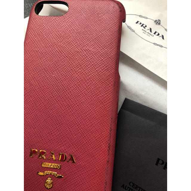 PRADA(プラダ)の即購入可能☆PRADA プラダ iPhoneケース　iPhone 8 スマホ/家電/カメラのスマホアクセサリー(iPhoneケース)の商品写真