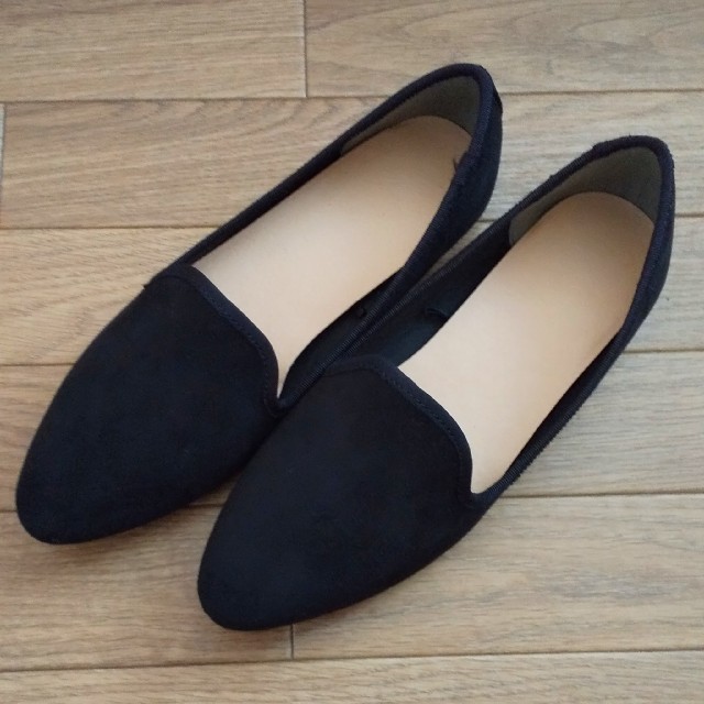 フラットシューズ☆黒 レディースの靴/シューズ(バレエシューズ)の商品写真
