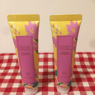 ホリカホリカ(Holika Holika)の新品 送料無料 ホリカホリカ ハンドクリーム フリージアブルーミング2本セット(ハンドクリーム)