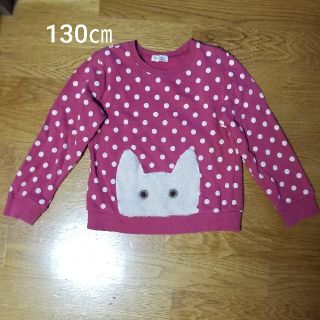 ムージョンジョン(mou jon jon)の子供服　女の子　トレーナー　130㎝(Tシャツ/カットソー)