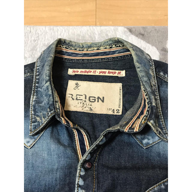 DIESEL(ディーゼル)の※tachi 777さん専用　REIGN ITALIA  デニムシャツ メンズのトップス(シャツ)の商品写真