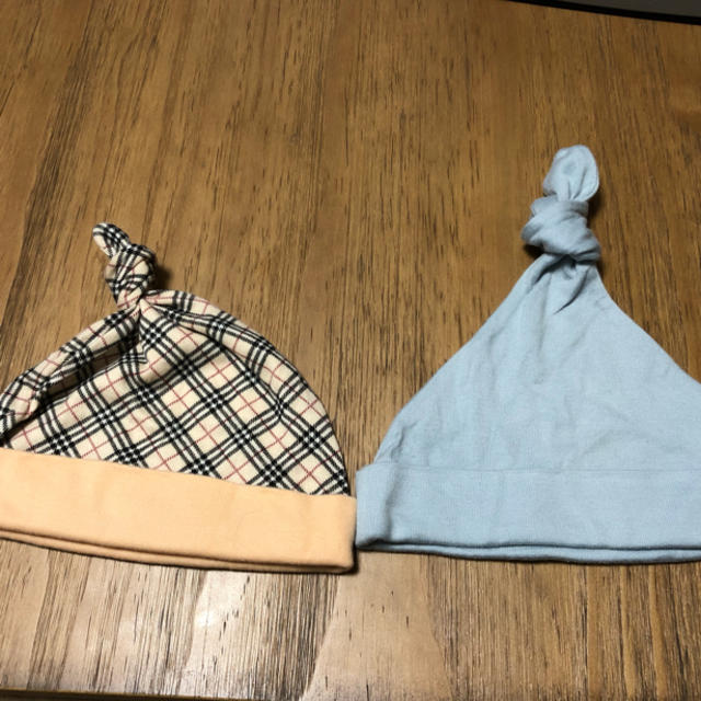 BURBERRY(バーバリー)の新生児　帽子　バーバリー  ピンクハウス キッズ/ベビー/マタニティのこども用ファッション小物(帽子)の商品写真