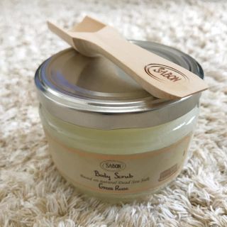 サボン(SABON)のSABON ボディスクラブ　グリーンローズ　320g(ボディスクラブ)