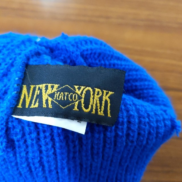 NEW YORK HAT(ニューヨークハット)の新品 ニューヨークハット ニット帽 ブルー メンズの帽子(ニット帽/ビーニー)の商品写真