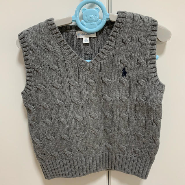 POLO RALPH LAUREN(ポロラルフローレン)のラルフローレン ニットベスト キッズ/ベビー/マタニティのベビー服(~85cm)(ニット/セーター)の商品写真