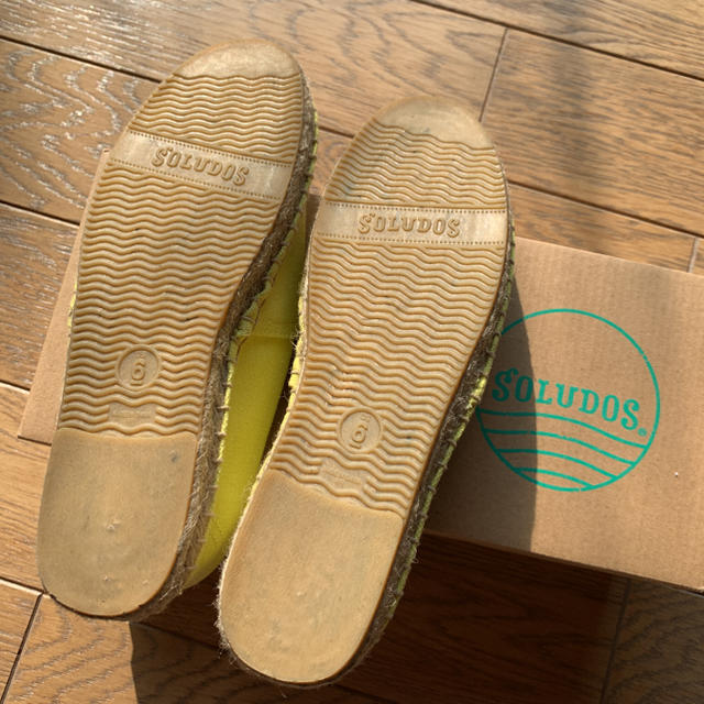 SOLUDOS(ソルドス)のSOLDOS エスパドリーユ　イエロー レディースの靴/シューズ(スリッポン/モカシン)の商品写真